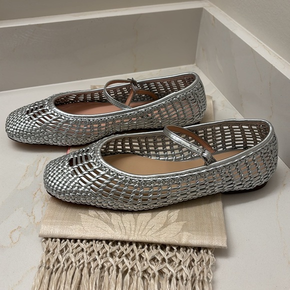 NWOT JCREW Quinn woven flats size 8 - Picture 4 of 5